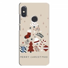 Рождественские, Праздничные Чехлы для Xiaomi Redmi Note 5 Merry Christmas - купить на Floy.com.ua