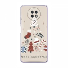 Рождественские, Праздничные Чехлы для Xiaomi Redmi Note 9T Merry Christmas - купить на Floy.com.ua