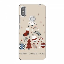 Рождественские, Праздничные Чехлы для Xiaomi Redmi S2 Merry Christmas - купить на Floy.com.ua