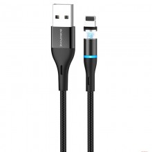 Дата кабель Borofone BU16 Skill magnetic USB to Lightning (1.2m)