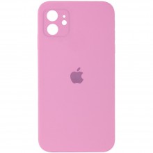 Уценка Чехол Silicone Case Square Full Camera Protective (AA) для Apple iPhone 11 (6.1") Розовый - купить на Floy.com.ua