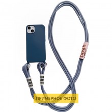 Чехол TPU two straps California для Apple iPhone 11 Pro Max (6.5") Синий - купить на Floy.com.ua
