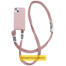 Чехол TPU two straps California для Apple iPhone 11 Pro Max (6.5") Розовый - купить на Floy.com.ua