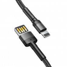 Дата кабель Baseus Cafule Lightning Cable Special Edition 2.4A (1m) (CALKLF-G)