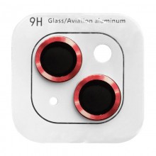 Защитное стекло Metal Classic на камеру (в упак.) для Apple iPhone 14 (6.1") / 14 Plus (6.7") Красный - купить на Floy.com.ua