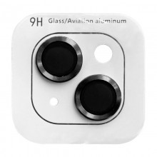 Защитное стекло Metal Classic на камеру (в упак.) для Apple iPhone 14 (6.1") / 14 Plus (6.7") Черный - купить на Floy.com.ua