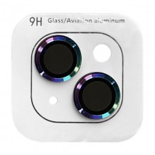Защитное стекло Metal Classic на камеру (в упак.) для Apple iPhone 14 (6.1") / 14 Plus (6.7") Сиреневый - купить на Floy.com.ua