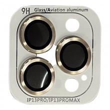 Защитное стекло Metal Classic на камеру (в упак.) для Apple iPhone 13 Pro / 13 Pro Max Золотой - купить на Floy.com.ua