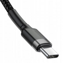 Дата кабель Baseus Cafule Type-C to Type-C Cable PD 2.0 60W (2m) (CATKLF-H)
