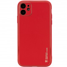 Кожаный чехол Xshield для Apple iPhone 11 (6.1") Красный - купить на Floy.com.ua