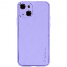 Кожаный чехол Xshield для Apple iPhone 14 (6.1") Сиреневый - купить на Floy.com.ua