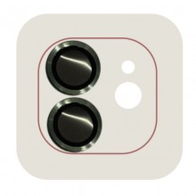 Защитное стекло Metal Classic на камеру (в упак.) для Apple iPhone 12 / 12 mini / 11 Салатовый - купить на Floy.com.ua