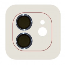 Защитное стекло Metal Classic на камеру (в упак.) для Apple iPhone 12 / 12 mini / 11 Синий - купить на Floy.com.ua