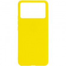 Силиконовый чехол Candy для Xiaomi Poco X4 Pro 5G Желтый - купить на Floy.com.ua