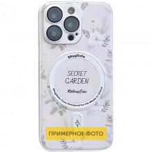 TPU+PC чехол Secret Garden with MagSafe для Apple iPhone 11 (6.1") White - купить на Floy.com.ua