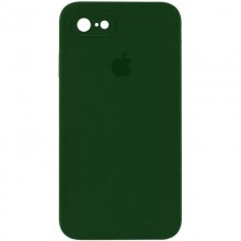 Уценка Чехол Silicone Case Square Full Camera Protective (AA) для Apple iPhone 7 / 8 / SE (2020) Зеленый - купить на Floy.com.ua