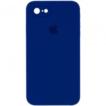 Уценка Чехол Silicone Case Square Full Camera Protective (AA) для Apple iPhone 7 / 8 / SE (2020) Синий - купить на Floy.com.ua