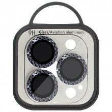 Защитное стекло Metal Shine на камеру (в упак.) для Apple iPhone 13 Pro / 13 Pro Max