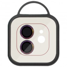 Защитное стекло Metal Shine на камеру (в упак.) для Apple iPhone 12 / 12 mini / 11