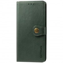 Кожаный чехол книжка GETMAN Gallant (PU) для Samsung Galaxy A11 Зеленый - купить на Floy.com.ua