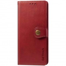 Кожаный чехол книжка GETMAN Gallant (PU) для Xiaomi Redmi 5 Plus / Redmi Note 5 (Single Camera) Красный - купить на Floy.com.ua