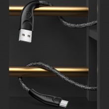 Дата кабель Usams US-SJ392 U41 Type-C Braided Data and Charging Cable 1m