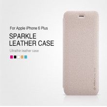 Кожаный чехол (книжка) Nillkin Sparkle Series для Apple iPhone 6/6s plus (5.5")
