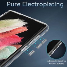 Чехол TPU+PC Clear 2.0 mm metal buttons для Samsung Galaxy S23 Ultra