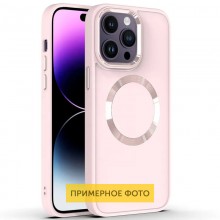 TPU чехол Bonbon Metal Style with MagSafe для Apple iPhone 14 (6.1") Розовый - купить на Floy.com.ua