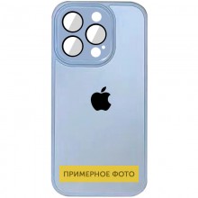 Чехол TPU+Glass Sapphire Midnight для Apple iPhone 12 (6.1") Голубой - купить на Floy.com.ua