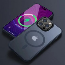 TPU+PC чехол Metal Buttons with MagSafe Colorful для Apple iPhone 14 Pro (6.1")