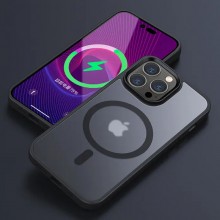 TPU+PC чехол Metal Buttons with MagSafe Colorful для Apple iPhone 14 Pro (6.1")