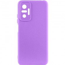 Чехол Silicone Cover Lakshmi Full Camera (AAA) для Xiaomi Redmi Note 10 Pro / 10 Pro Max Фиолетовый - купить на Floy.com.ua