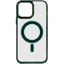 Чехол TPU Iris with MagSafe для Apple iPhone 14 (6.1") Зеленый - купить на Floy.com.ua