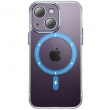 Чехол TPU+PC Colorful with MagSafe для Apple iPhone 14 (6.1") Blue - купить на Floy.com.ua