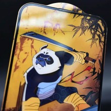 Защитное стекло 5D Anti-static Panda (тех.пак) для Apple iPhone 13 Pro Max / 14 Plus (6.7")