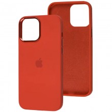 Чехол Silicone Case Metal Buttons (AA) для Apple iPhone 14 Pro Max (6.7") Красный - купить на Floy.com.ua