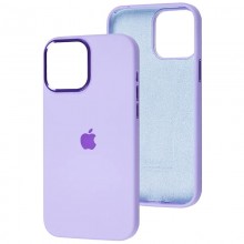 Чехол Silicone Case Metal Buttons (AA) для Apple iPhone 14 Pro Max (6.7") Сиреневый - купить на Floy.com.ua