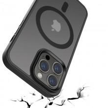 TPU+PC чехол Metal Buttons with MagSafe Colorful для Apple iPhone 15 Pro Max (6.7")
