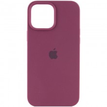 Чехол Silicone Case Full Protective (AA) для Apple iPhone 15 Plus (6.7") Бордовый - купить на Floy.com.ua