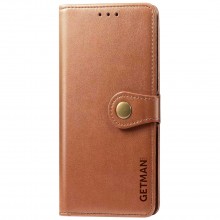 Кожаный чехол книжка GETMAN Gallant (PU) для Samsung Galaxy M54 5G Коричневый - купить на Floy.com.ua