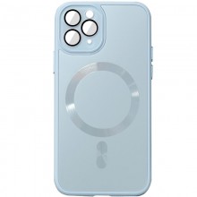 Чехол TPU+Glass Sapphire Midnight with MagSafe для Apple iPhone 12 Pro Max (6.7")