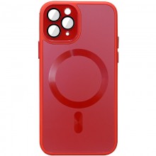 Чехол TPU+Glass Sapphire Midnight with MagSafe для Apple iPhone 11 Pro Max (6.5") Красный - купить на Floy.com.ua