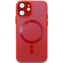 Чехол TPU+Glass Sapphire Midnight with MagSafe для Apple iPhone 11 (6.1") Красный - купить на Floy.com.ua