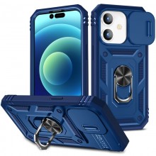 Ударопрочный чехол Camshield Serge Ring для Apple iPhone 11 (6.1") Синий - купить на Floy.com.ua