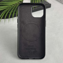 Кожаный чехол Leather Case (AAA) with MagSafe and Animation для Apple iPhone 15 Plus (6.7")