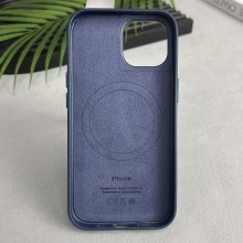 Кожаный чехол Leather Case (AAA) with MagSafe and Animation для Apple iPhone 15 Pro (6.1")