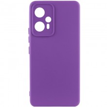 Чехол Silicone Cover Lakshmi Full Camera (A) для Xiaomi Redmi Note 12T Pro Фиолетовый - купить на Floy.com.ua