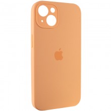 Чехол Silicone Case Full Camera Protective (AA) для Apple iPhone 15 Plus (6.7") Оранжевый - купить на Floy.com.ua