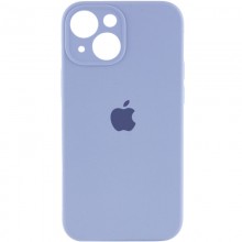 Чехол Silicone Case Full Camera Protective (AA) для Apple iPhone 15 (6.1") Голубой - купить на Floy.com.ua